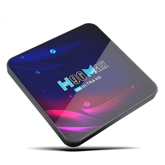 TV Box H96 Max V11 Smart Media Player, 4K, RAM 4GB DDR3, ROM 64GB, Android 11, RK3318 Quad Core, WiFi dual band, Slot Card [4]