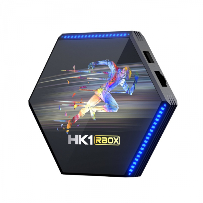 TV Box HK1 RBOX R2 Smart Media Player, 8K, 4GB RAM, 32GB ROM, Rockchip RK3566 QuadCore, Android 11, USB 3.0 [2]