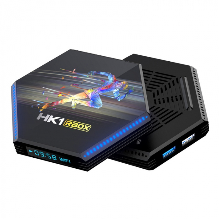 TV Box HK1 RBOX R2 Smart Media Player, 8K, 4GB RAM, 32GB ROM, Rockchip RK3566 QuadCore, Android 11, USB 3.0 [4]