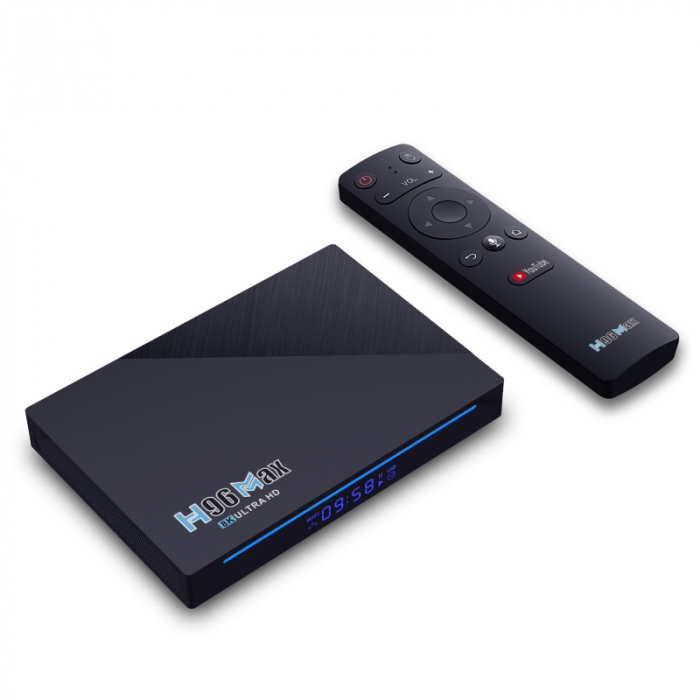 TV Box iSEN H96 MAX Pro Smart Media Player, 8K, 8GB RAM, 128GB ROM, RK3566 QuadCore, Android 11, Telecomanda cu giroscop si comanda vocala [5]