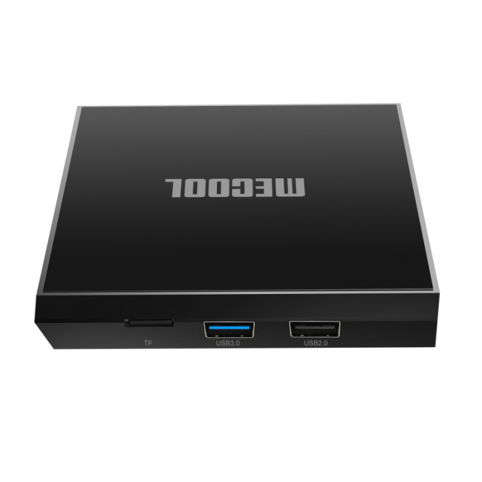 TV Box Mecool KM6 Classic Smart Media Player Negru, 4K, RAM 2GB, ROM 16GB, Android 10, Amlogic S905X4 Quad Core, 2T2R, Slot Card [4]