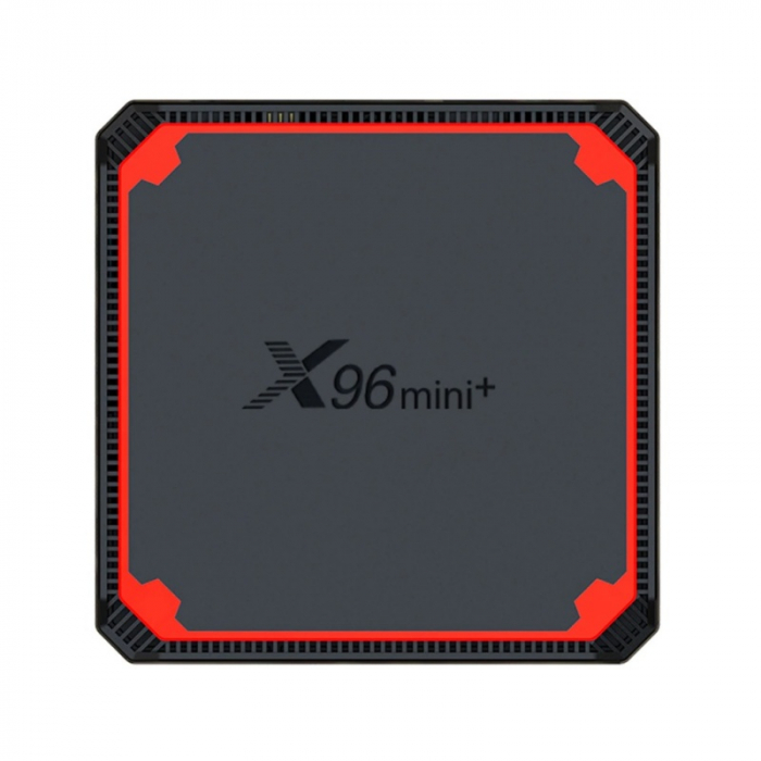 TV Box X96 Mini Plus Smart Media Player Negru, 4K, RAM 1GB, ROM 8GB, Android 9, Amlogic S905W4 Quad Core, WiFi dual band, Slot Card [7]