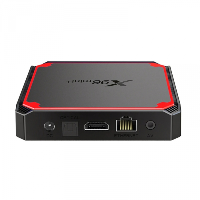 TV Box X96 Mini Plus Smart Media Player Negru, 4K, RAM 2GB, ROM 16GB, Android 9, Amlogic S905W4 Quad Core, WiFi dual band, Slot Card [10]