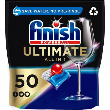 Detergent capsule pentru masina de spalat vase Finish Ultimate All in 1, 50 buc [0]