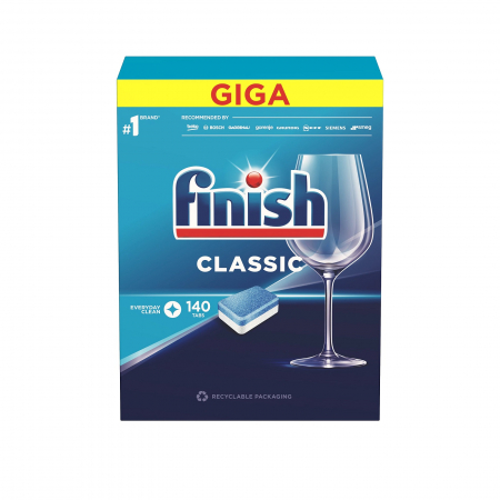 Detergent de vase pentru masina de spalat Finish Classic, 140 tablete [0]