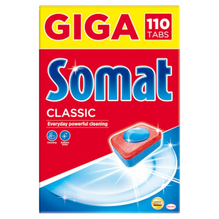 Detergent pentru masina de spalat vase, Somat Classic, 110 tablete