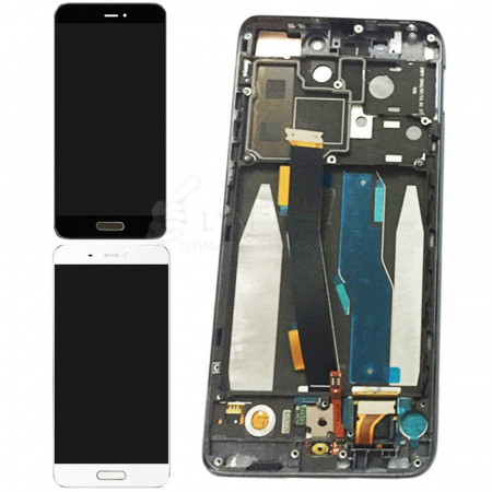 Display Xiaomi mi5 OGS Original cu Cadru Metalic si senzor Amprenta [0]