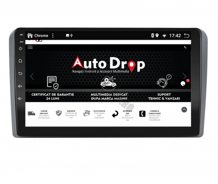 Navigatie Audi A3, Android 10, HEXACORE|PX6| / 4GB RAM + 64GB ROM, 9 Inch - AD-BGPAUDIA39P6 [11]