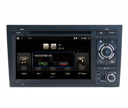 Navigatie Audi A4, Android 10, HEXACORE|PX6| / 4GB RAM + 64GB ROM, 7 Inch cu DVD - AD-BGBAUDIA4P6-D [4]