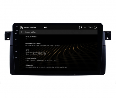 Navigatie BMW SERIA 3 E46/M3 , Android 10, HEXACORE|PX6| / 4GB RAM + 64GB ROM, 9 Inch - AD-BGBBMWE469P6 [9]