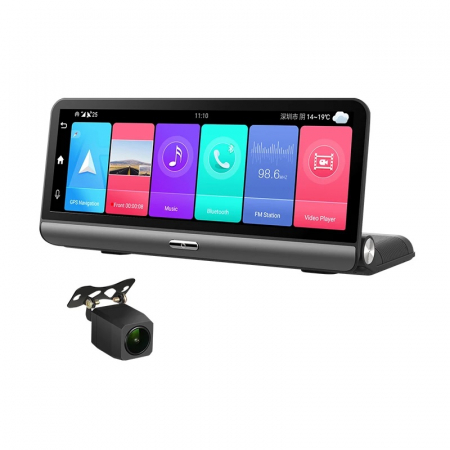 Navigator pentru bord STAR P03 DVR, 4G, Android 8.1, GPS, 8 inch, 2GB RAM, 32GB ROM, SL8541E QuadCore, WiFi, Bluetooth, Camera fata spate [0]