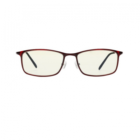 Ochelari de protectie Xiaomi Mi Computer Glasses, UV400, Blocare lumina albastra 40%, Lentile galbene, Usori si confortabili, Rosu [0]