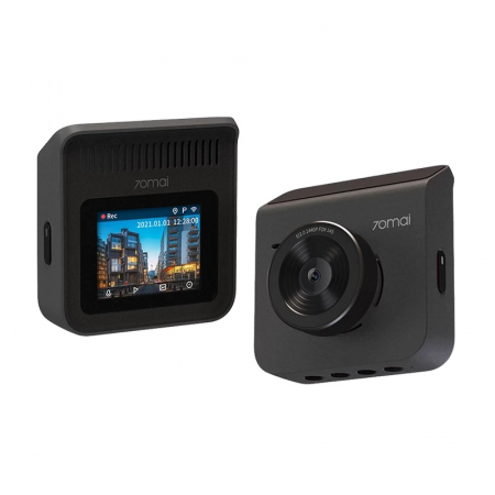 Pachet camera auto DVR Xiaomi 70MAI A400-1 Gri, Camera spate RC09, 1440P, IPS 2.0", 3.6MP, Filmare 145°, Night Vision, Monitorizare parcare [1]