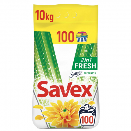 Pachet detergent automat Savex Parfume 2 in 1 Fresh, 3 x 10 kg, 300 spalari [1]