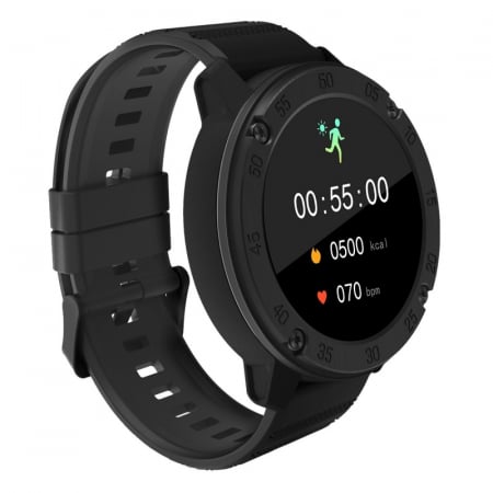 Smartwatch Blackview X5 Negru, TFT LCD 1.3" HD, Ritm cardiac, Contor calorii, Bluetooth 5, Control muzica si camera, Waterproof IP68, 260mAh [2]