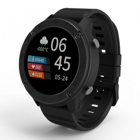 Smartwatch Blackview X5 Negru, TFT LCD 1.3" HD, Ritm cardiac, Contor calorii, Bluetooth 5, Control muzica si camera, Waterproof IP68, 260mAh [0]