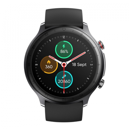 Smartwatch Doogee CR1 Pro Negru, 1.28" Full touch screen, GPS, Ritm cardiac, Saturatie oxigen, Calorii, Hidratare, Meteo, 5ATM, 300mAh [1]
