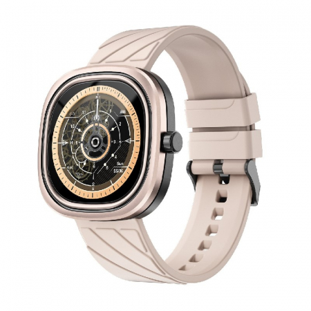 Smartwatch Doogee DG Ares Gold, LCD HD 1.32", Ritm cardiac, Saturatie oxigen, Monitorizare somn, Memento sedentarism, 300mAh [1]