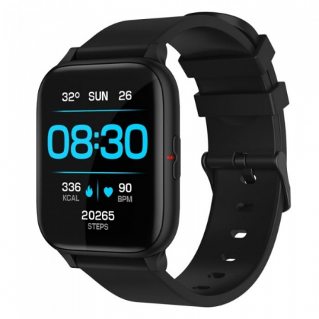 Smartwatch iHunt Watch 7 Titan Negru, 1.7" HD, Ritm cardiac, Saturatie oxigen, Tensiune arteriala, Calorii, IP67, 180mAh [2]