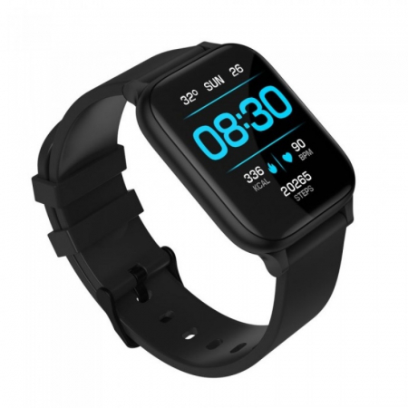 Smartwatch iHunt Watch 7 Titan Negru, 1.7" HD, Ritm cardiac, Saturatie oxigen, Tensiune arteriala, Calorii, IP67, 180mAh [4]