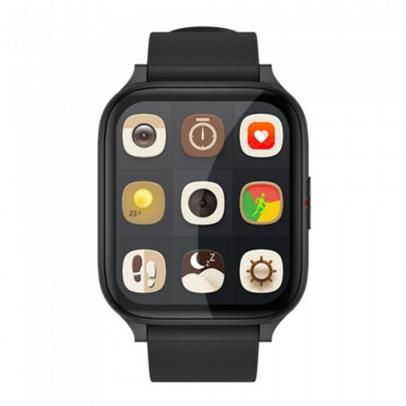 Smartwatch iHunt Watch 7 Titan Negru, 1.7" HD, Ritm cardiac, Saturatie oxigen, Tensiune arteriala, Calorii, IP67, 180mAh [1]