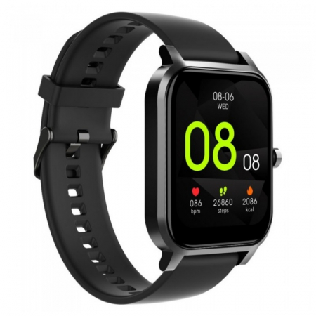 Smartwatch iHunt Watch 9 Titan Negru, 1.7" HD, Termometru, Ritm cardiac, Saturatie oxigen, Tensiune arteriala, Calorii, IP67, 200mAh [4]
