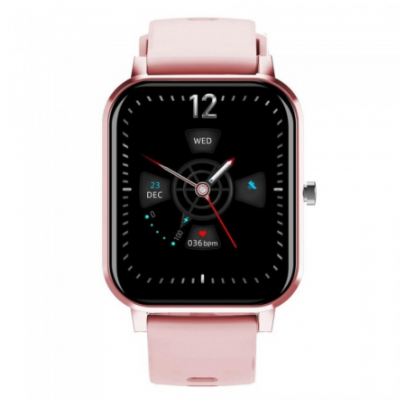 Smartwatch iHunt Watch 9 Titan Roz, 1.7" HD, Termometru, Ritm cardiac, Saturatie oxigen, Tensiune arteriala, Calorii, IP67, 200mAh [3]