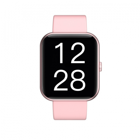 Smartwatch iSEN Watch i8 Roz, IPS 1.7", Ritm cardiac, Presiune sanguina, Saturatie oxigen, Contor calorii, Bluetooth v5.0, IP67, 230mAh [1]