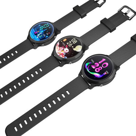 Smartwatch pentru femei Blackview R8 Negru, TFT-LCD 1.09" Touch screen curbat 2.5D, Ritm cardiac, Oxigen, Calorii, IP68, 190mAh [5]