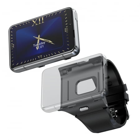 Smartwatch STAR S999 Negru, 4G, AMOLED 2.88" HD, 4GB RAM, 64GB ROM, Android 9, MTK6761 QuadCore, GPS, Ritm cardiac, Dual camera, 2300mAh [8]