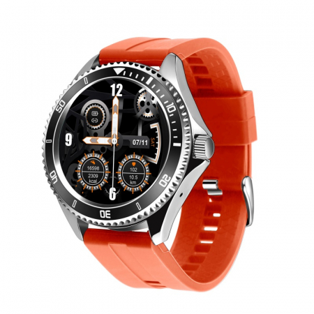 Smartwatch STAR Z69, TFT 1.28", Bluetooth v5.1, Ritm cardiac, Presiune sanguina, Monitorizare menstruatie, IP65, 350mAh, Orange [0]