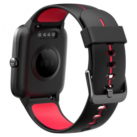 Smartwatch Ulefone Watch GPS Negru cu Rosu, TFT 1.3" touch screen, Ritm cardiac, Monitorizare Menstruatie, Waterproof, Meteo, 210mAh [2]