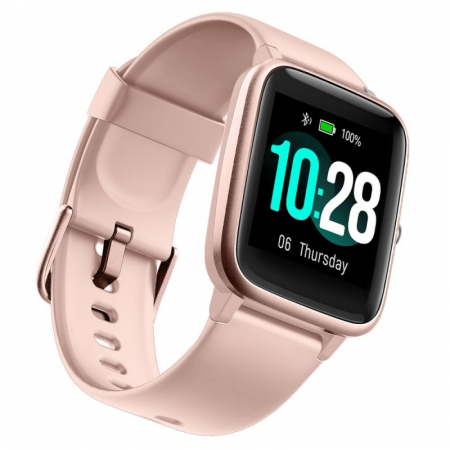 Smartwatch Ulefone Watch Roz Coral, TFT 1.3" touch screen, Ritm cardiac, Monitorizare Menstruatie, Waterproof, Bluetooth v5.0, 210mAh [3]