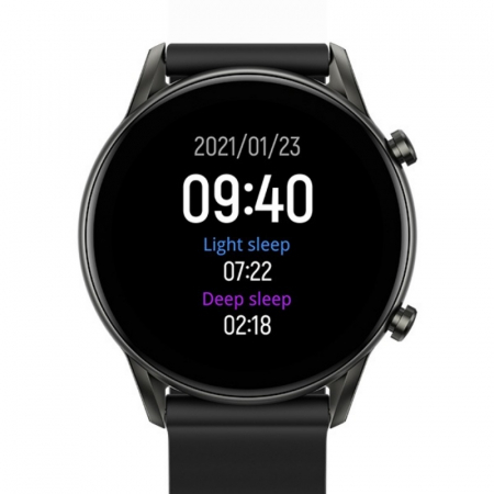 Smartwatch Xiaomi Haylou RT2 LS10 Negru, TFT 1.32", Ritm cardiac, Saturatie oxigen, Calorii, Multi-sport, Bluetooth v5.0, IP68, 330mAh [1]