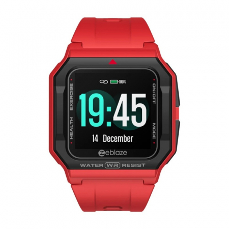 Smartwatch Zeblaze Ares Rosu, IPS 1.3" HD touch screen, Ritm cardiac, Presiune sanguina, Calorii, Meteo, Bluetooth 5..1, 170mAh [0]