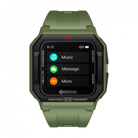Smartwatch Zeblaze Ares Verde, IPS 1.3" HD touch screen, Ritm cardiac, Presiune sanguina, Calorii, Meteo, Bluetooth 5..1, 170mAh [0]
