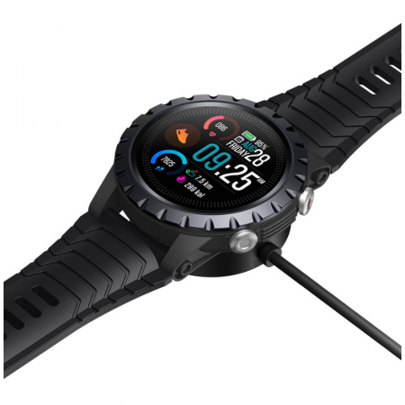Smartwatch Zeblaze Stratos Negru, 1.32", GPS, Ritm cardiac, Saturatie oxigen, Stres, Calorii, Busola, 580mAh [3]