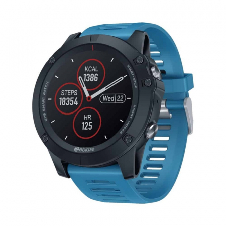 Smartwatch Zeblaze Vibe 3 GPS, IPS 1.3", GPS, Ritm cardiac, Calorii, Meteo, Bluetooth, Waterproof, 280mAh, Albastru [0]