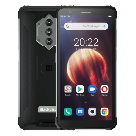 Telefon mobil Blackview BV6600 Negru, 4G, IPS 5.7", 4GB RAM, 64GB ROM, Android 10, Helio A25 OctaCore, NFC, 8580mAh, Dual SIM [0]
