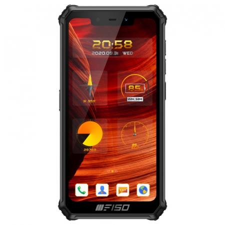 Telefon mobil F150 B2021 Negru, 4G, U-Notch 5.86", 6GB RAM, 64GB ROM, Android 10, Helio G25 OctaCore, NFC, IP68, 8000mAh, Dual SIM [1]