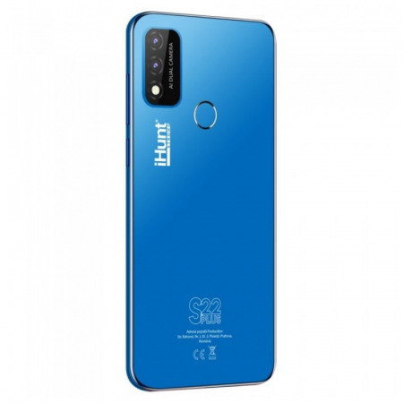 Telefon mobil iHunt S22 Plus Albastru, 4G, IPS 6.1" Waterdrop, 2GB RAM, 16GB ROM, Android 11 GO, Helio A22 QuadCore, 4200mAh, Dual SIM [6]