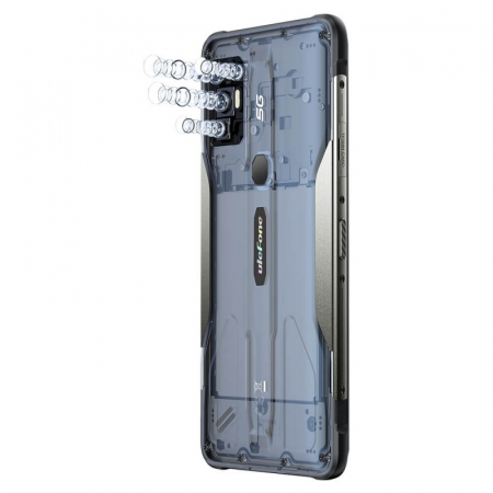 Telefon mobil Ulefone Armor 10 Negru, 5G, 6.67" perforat FHD+, 8GB RAM, 128GB ROM, Dimensity 800 OctaCore, NFC, Incarcare wireless, 5800mAh [4]