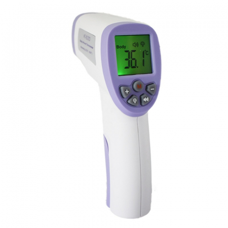 Termometru digital cu infrarosu Hti HT-820D pentru adulti si copii, Display LED HD iluminat, Masurare rapida 1s fara contact [0]