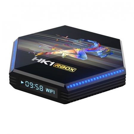 TV Box HK1 RBOX R2 Smart Media Player, 8K, 4GB RAM, 32GB ROM, Rockchip RK3566 QuadCore, Android 11, USB 3.0 [0]