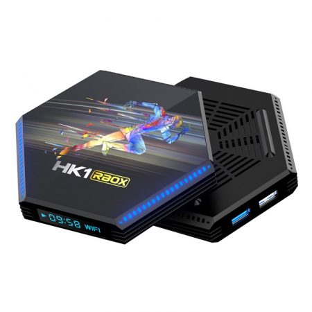 TV Box HK1 RBOX R2 Smart Media Player, 8K, 4GB RAM, 32GB ROM, Rockchip RK3566 QuadCore, Android 11, USB 3.0 [3]