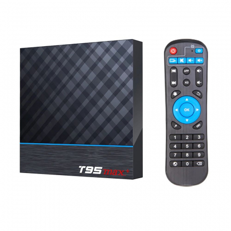 TV Box T95 Max Plus, 8K, 4GB RAM, 64GB ROM, Android 9, S905X3 Quad Core, ARM G31 MP2, Wi-Fi, Bluetooth, USB 3, Slot card [0]
