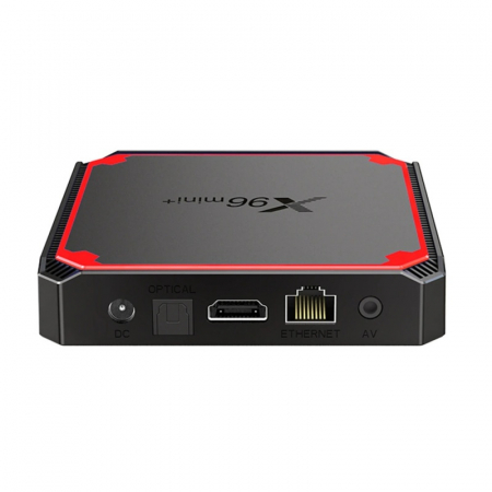TV Box X96 Mini Plus Smart Media Player Negru, 4K, RAM 1GB, ROM 8GB, Android 9, Amlogic S905W4 Quad Core, WiFi dual band, Slot Card [9]