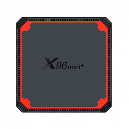 TV Box X96 Mini Plus Smart Media Player Negru, 4K, RAM 2GB, ROM 16GB, Android 9, Amlogic S905W4 Quad Core, WiFi dual band, Slot Card [6]
