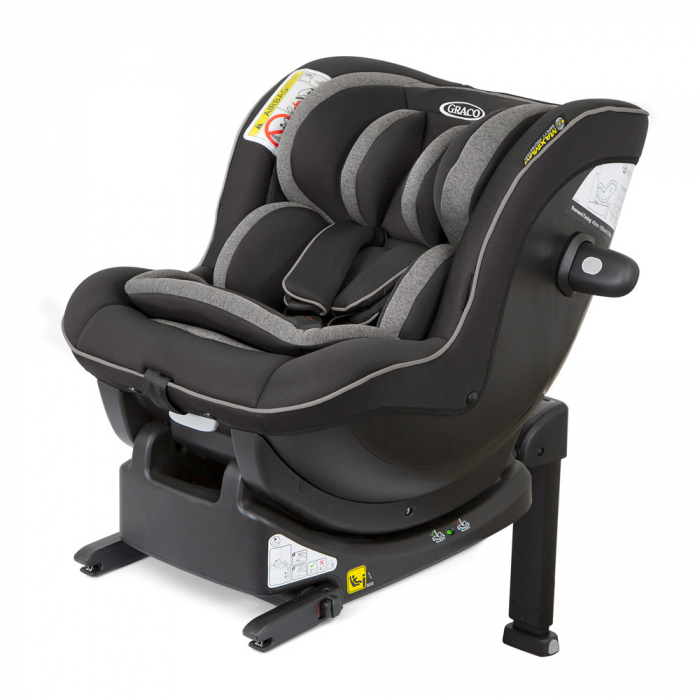 Scaun auto Graco Ascent i-Size exclusiv Rear-Facing Black + Baza Isofix [2]