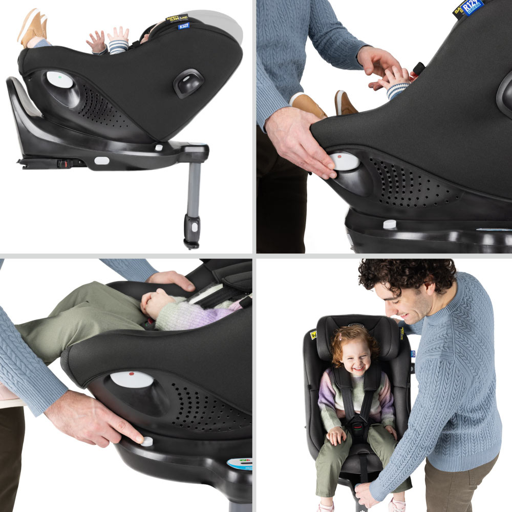 Scaun auto Graco rotativ 360 Turn2Me DLX i-Size Midnight [9]